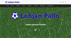 Desktop Screenshot of lohjanpallo.fi